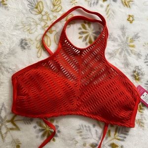 Orange Bikini Top NWT